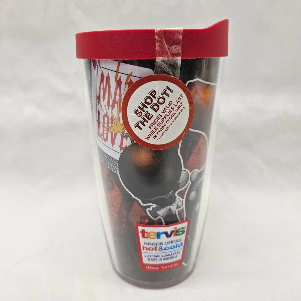 Tervis Harley Quinn Tumbler Unisex 16oz Red DC Comics Mad Love Insulated Cup